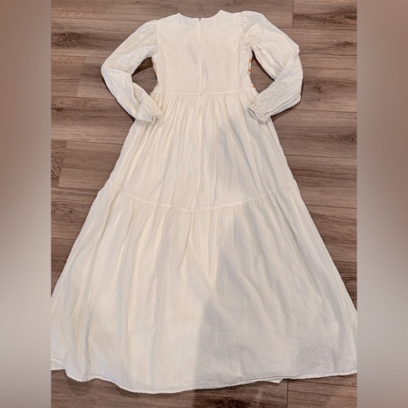 ASOS Design Broderie Crochet Bodice Maxi Bohemian Dress Size 4 - Picture 11 of 11